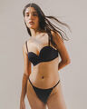 Tanga Color Negro,NEGRO